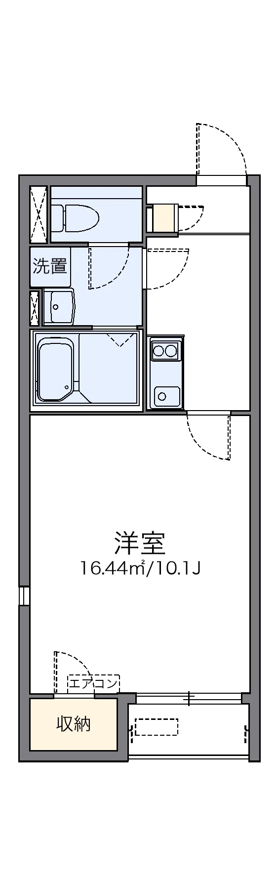 代表的な間取のため実際の間取とは異なる場合があります