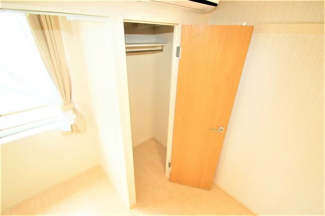 一人暮らしでは十分の広さの収納となっております！