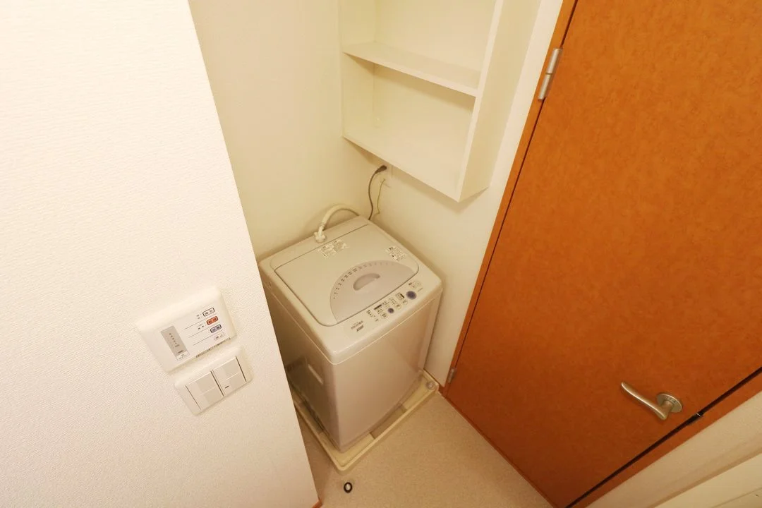 洗濯機完備によりお手軽に引越しが可能！