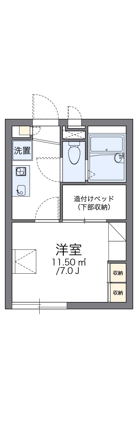 代表的な間取のため実際の間取とは異なる場合があります