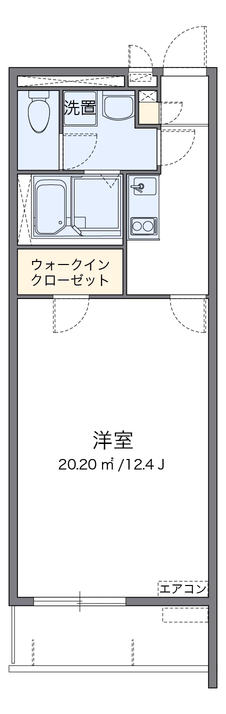 代表的な間取のため実際の間取とは異なる場合があります