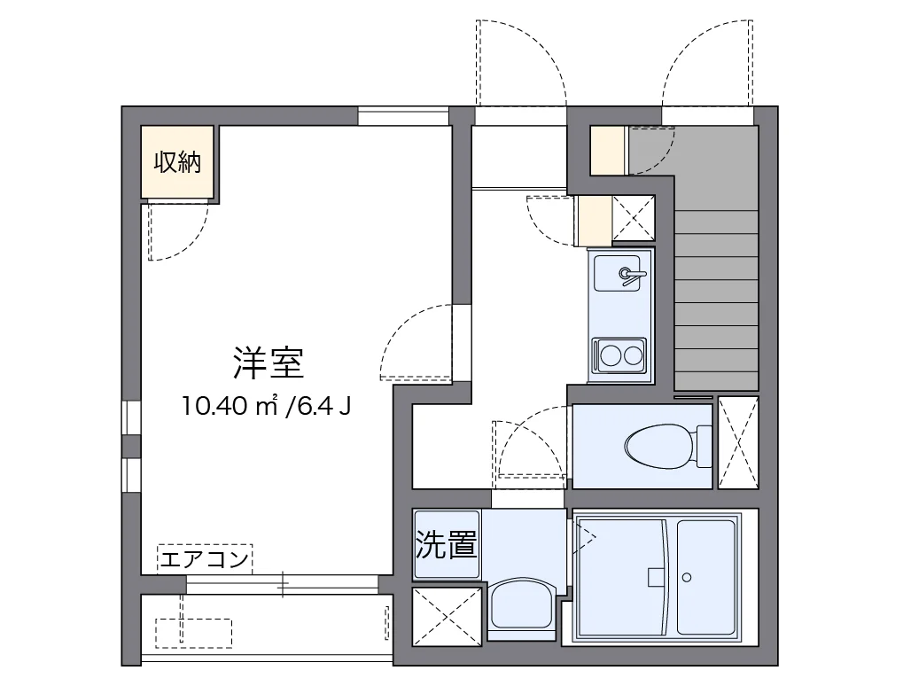 代表的な間取のため実際の間取とは異なる場合があります