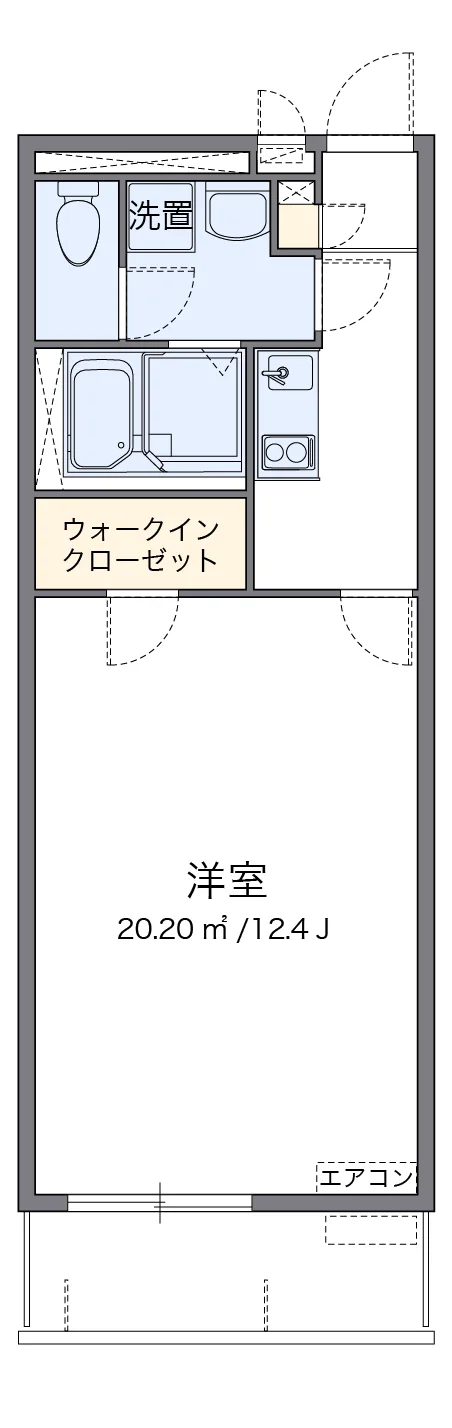 代表的な間取のため実際の間取とは異なる場合があります