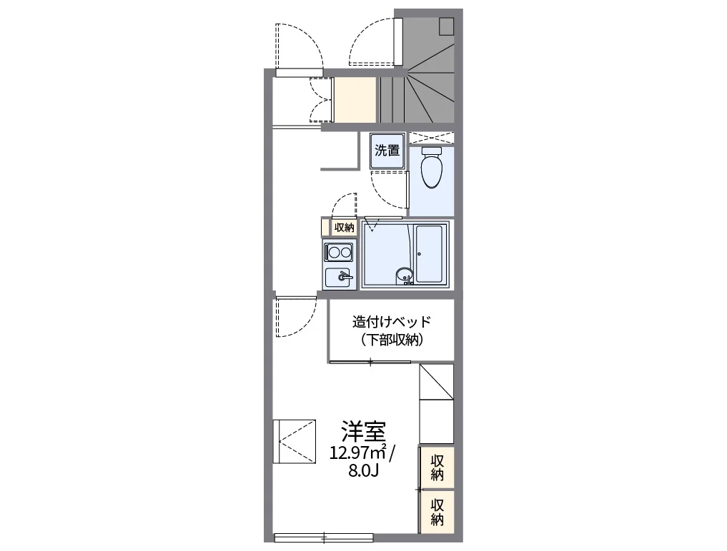 代表的な間取のため実際の間取とは異なる場合があります