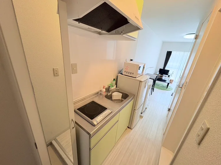 １口IHコンロ付♪スーパーで食材を買ってきたらすぐにお料理に取り掛かれます！