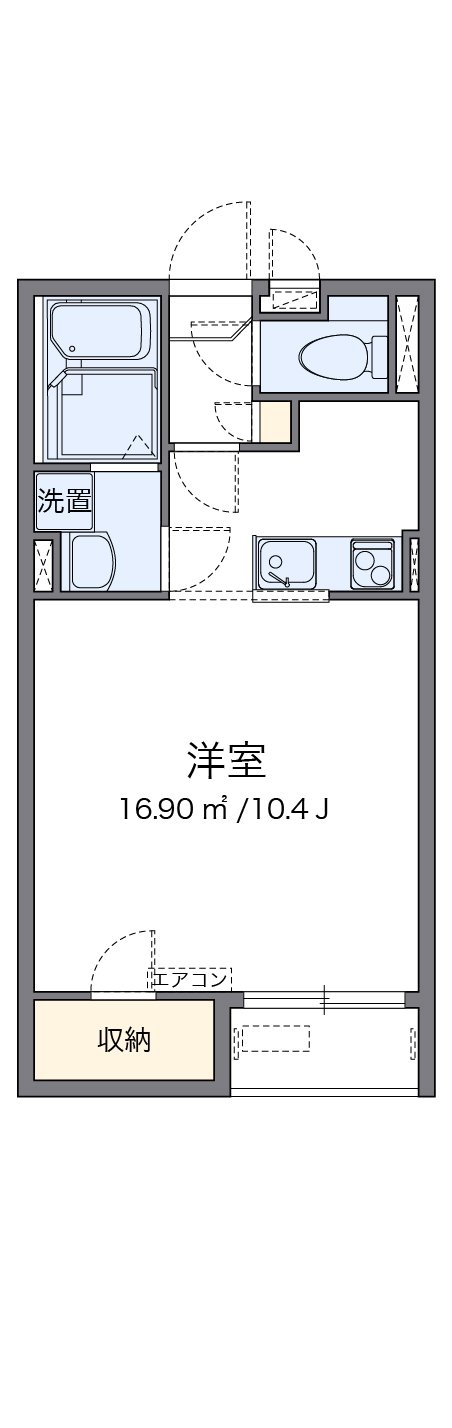 代表的な間取のため実際の間取とは異なる場合があります