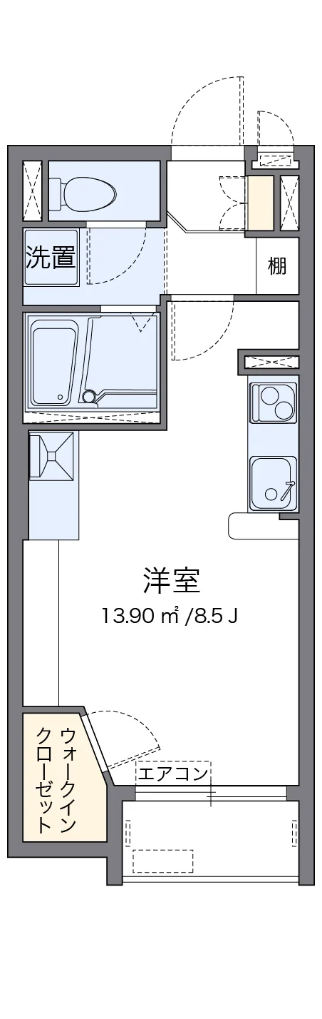 代表的な間取のため実際の間取とは異なる場合があります