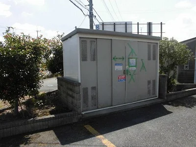 入居者様専用ゴミ庫です。