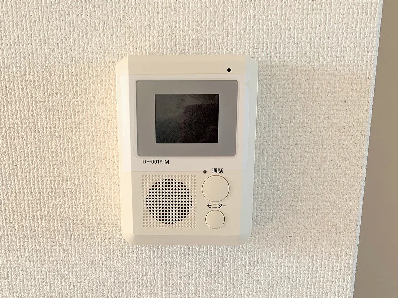 TVモニター付インターホン。