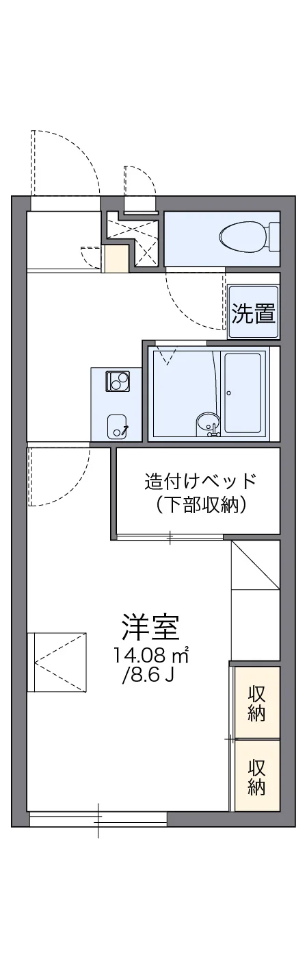 代表的な間取のため実際の間取とは異なる場合があります