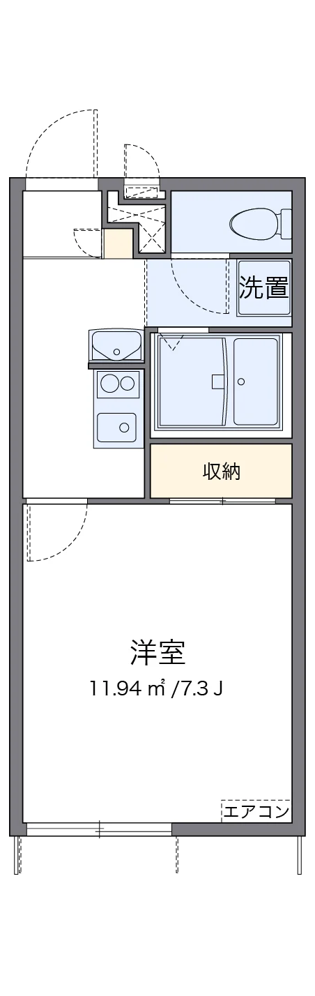 代表的な間取のため実際の間取とは異なる場合があります