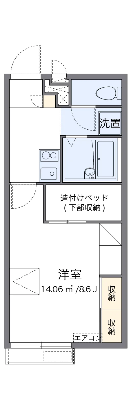 代表的な間取のため実際の間取とは異なる場合があります