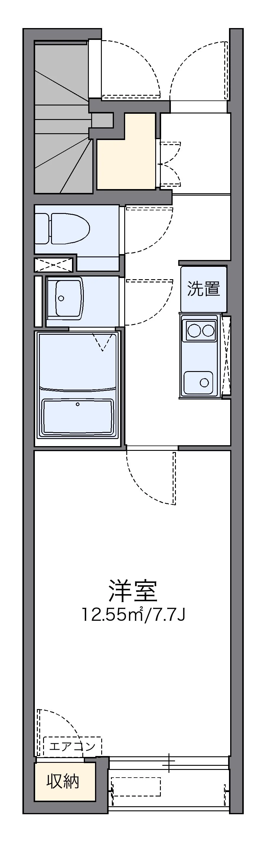 代表的な間取のため実際の間取とは異なる場合があります