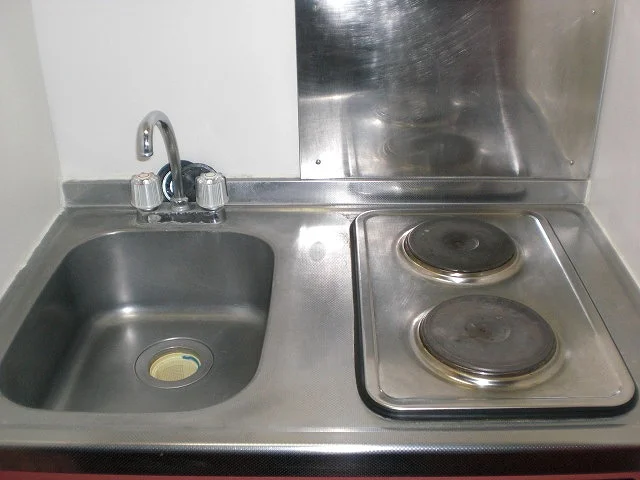 ２口電気コンロ