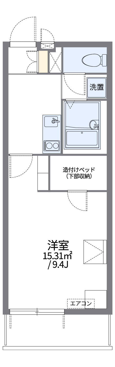 代表的な間取のため実際の間取とは異なる場合があります