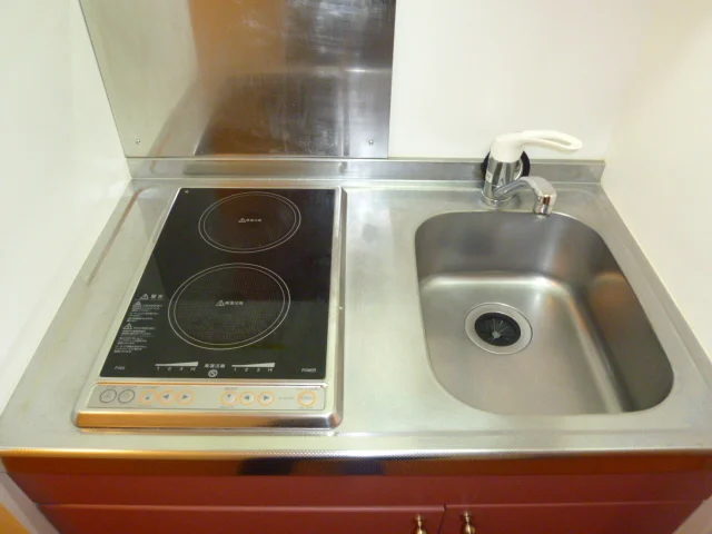 2口電気コンロ