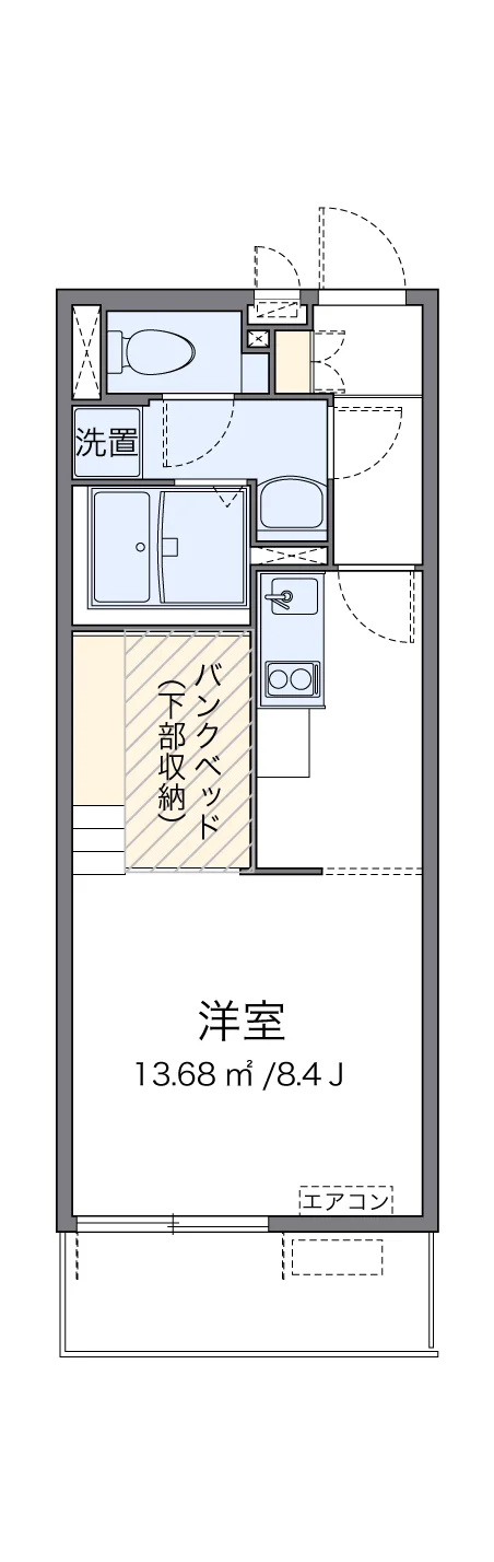代表的な間取のため実際の間取とは異なる場合があります