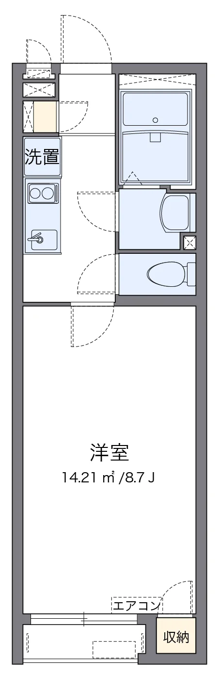 代表的な間取のため実際の間取とは異なる場合があります