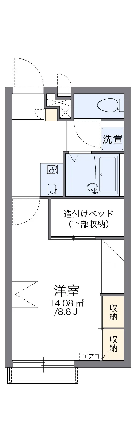 代表的な間取のため実際の間取とは異なる場合があります