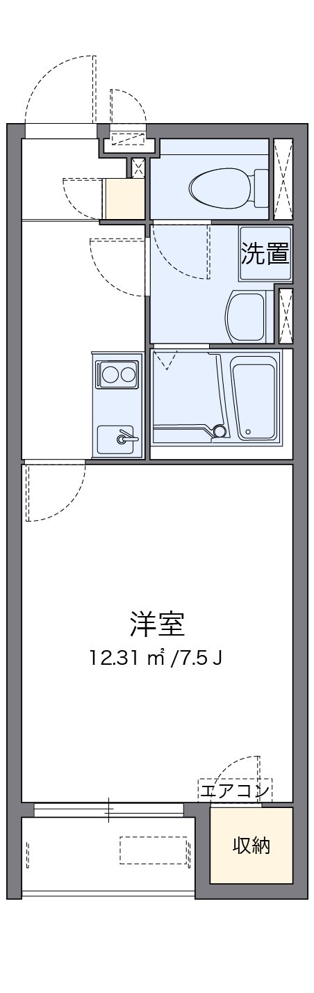 代表的な間取のため実際の間取とは異なる場合があります