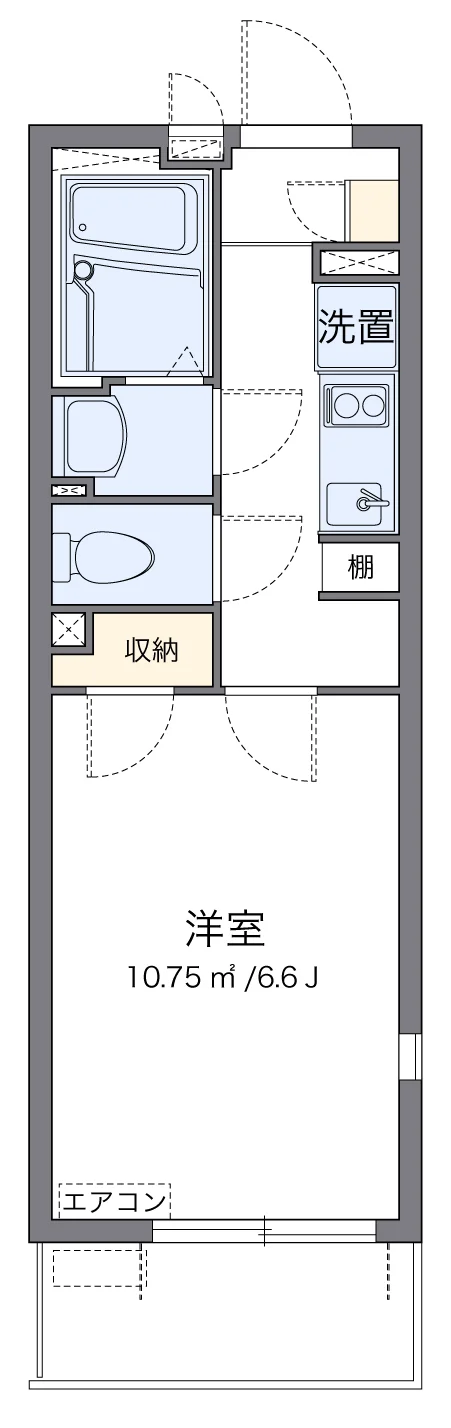 代表的な間取のため実際の間取とは異なる場合があります