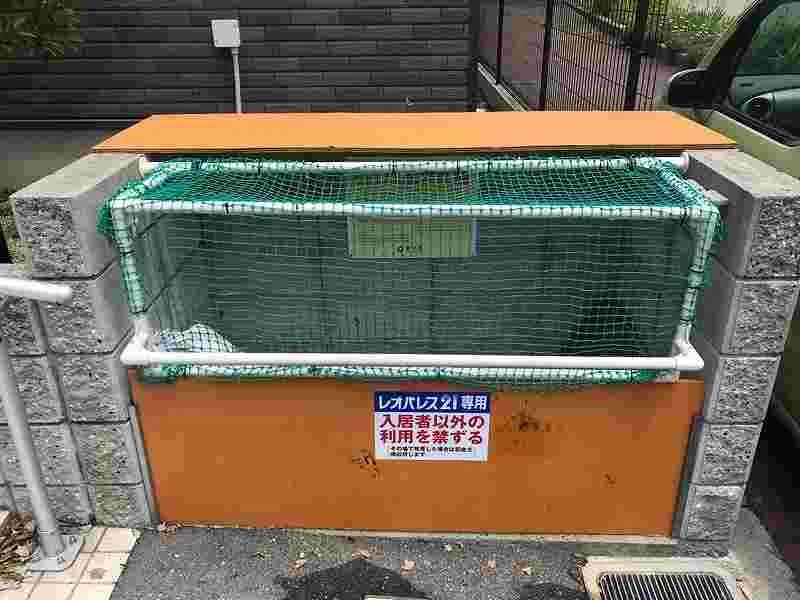 ゴミ置き場です。