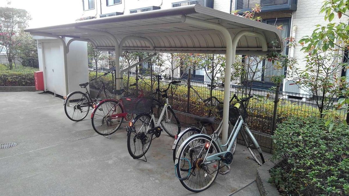 屋根付駐輪場