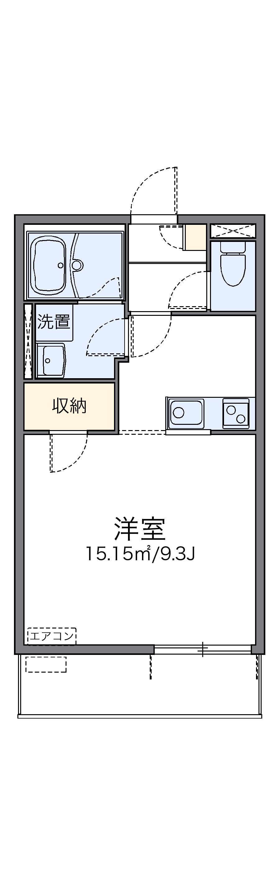 代表的な間取のため実際の間取とは異なる場合があります