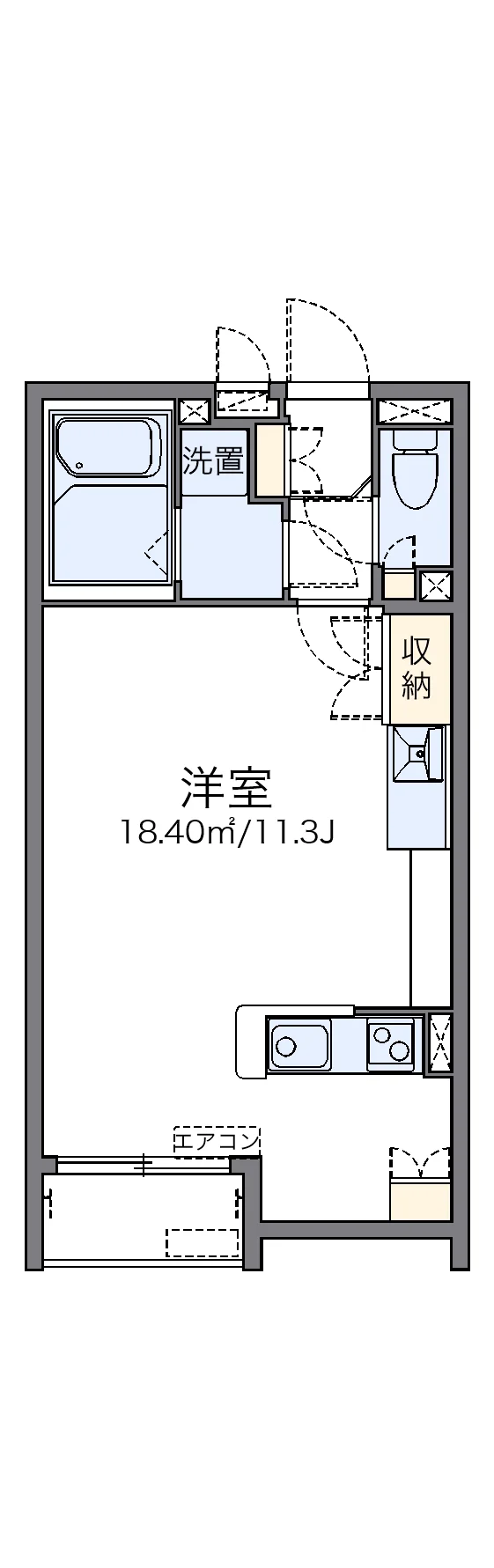 代表的な間取のため実際の間取とは異なる場合があります