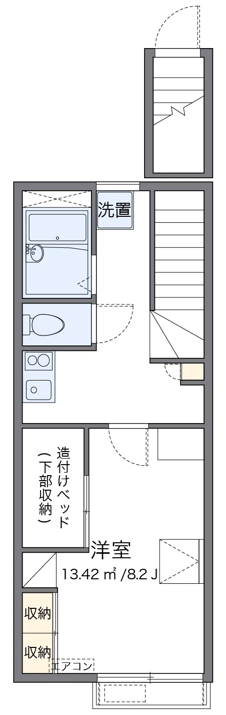代表的な間取のため実際の間取とは異なる場合があります