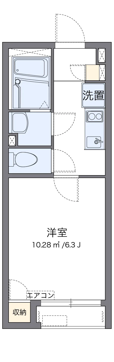 代表的な間取のため実際の間取とは異なる場合があります