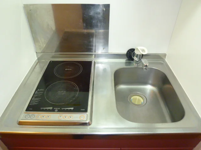 2口電気コンロ