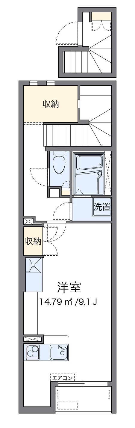 代表的な間取のため実際の間取とは異なる場合があります