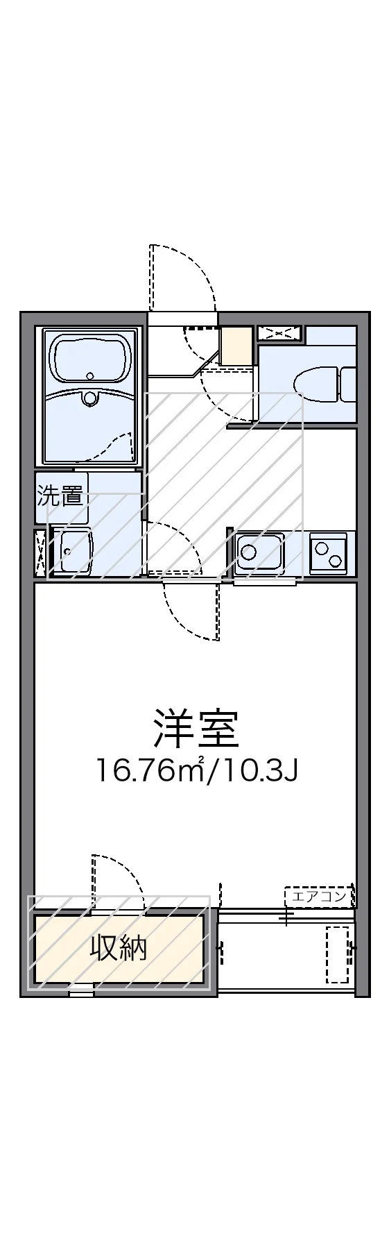 代表的な間取のため実際の間取とは異なる場合があります