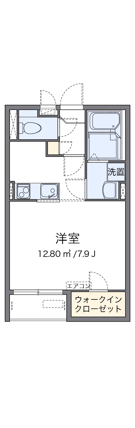 代表的な間取のため実際の間取とは異なる場合があります