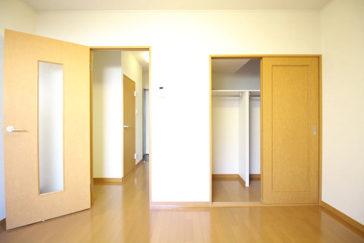 1Fはフローリング仕様です。（※写真は家具・家電無しタイプ）