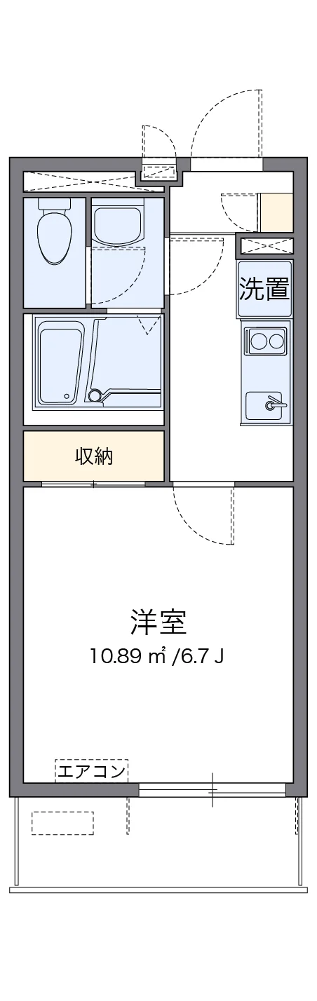代表的な間取のため実際の間取とは異なる場合があります