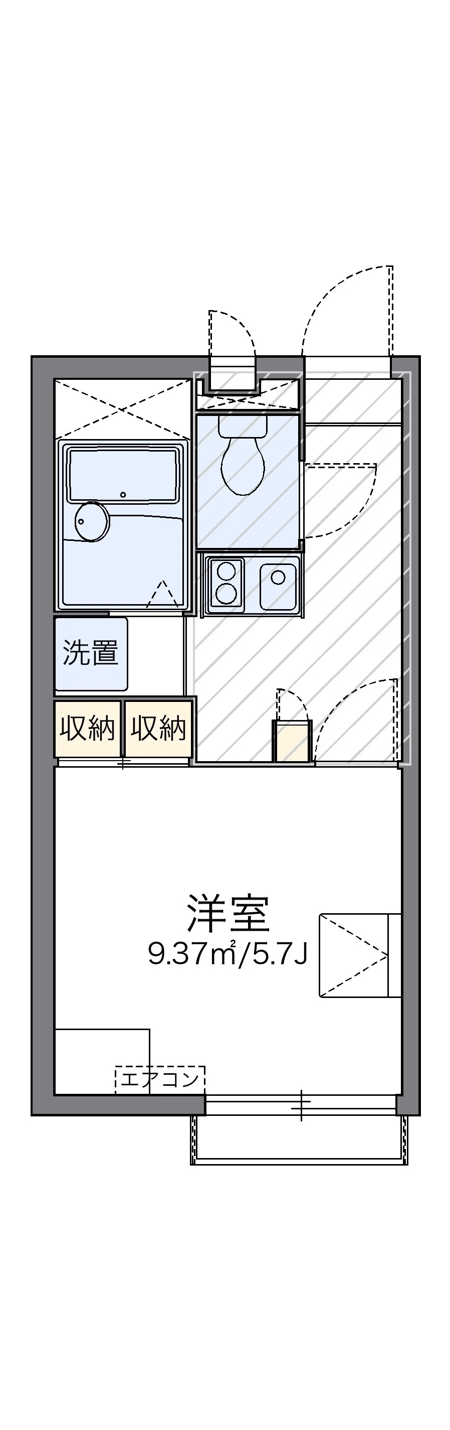 代表的な間取のため実際の間取とは異なる場合があります