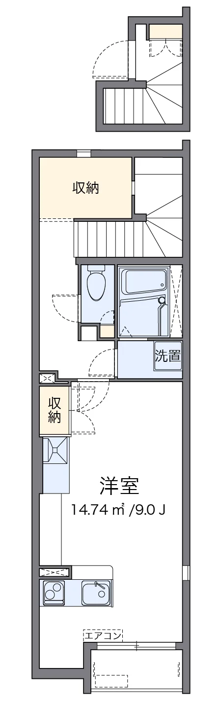 代表的な間取のため実際の間取とは異なる場合があります