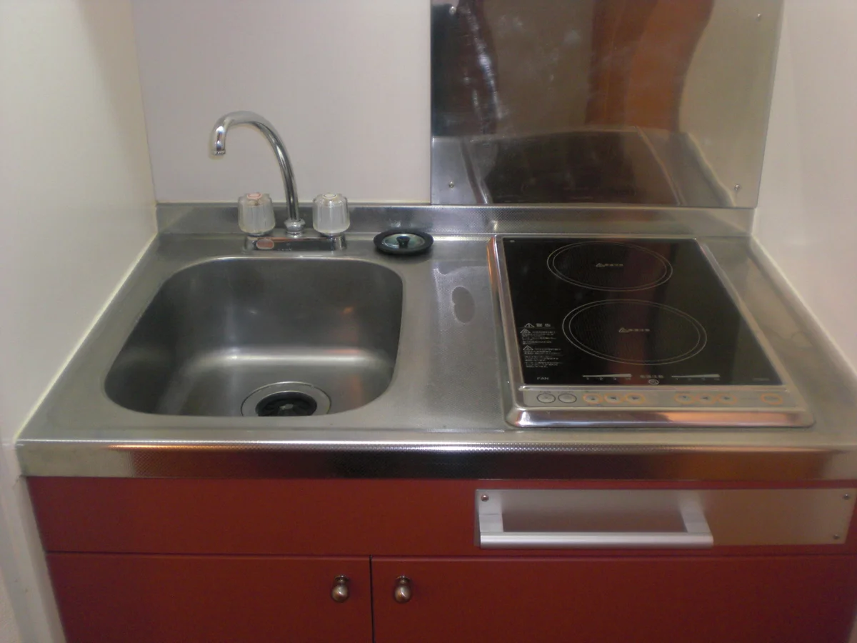 ２口電気コンロ