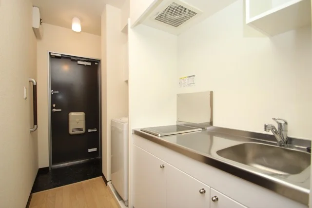 システムキッチン２口コンロ付き イメージ写真