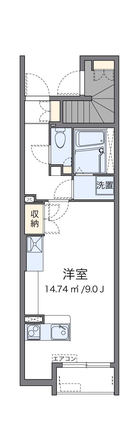 代表的な間取のため実際の間取とは異なる場合があります