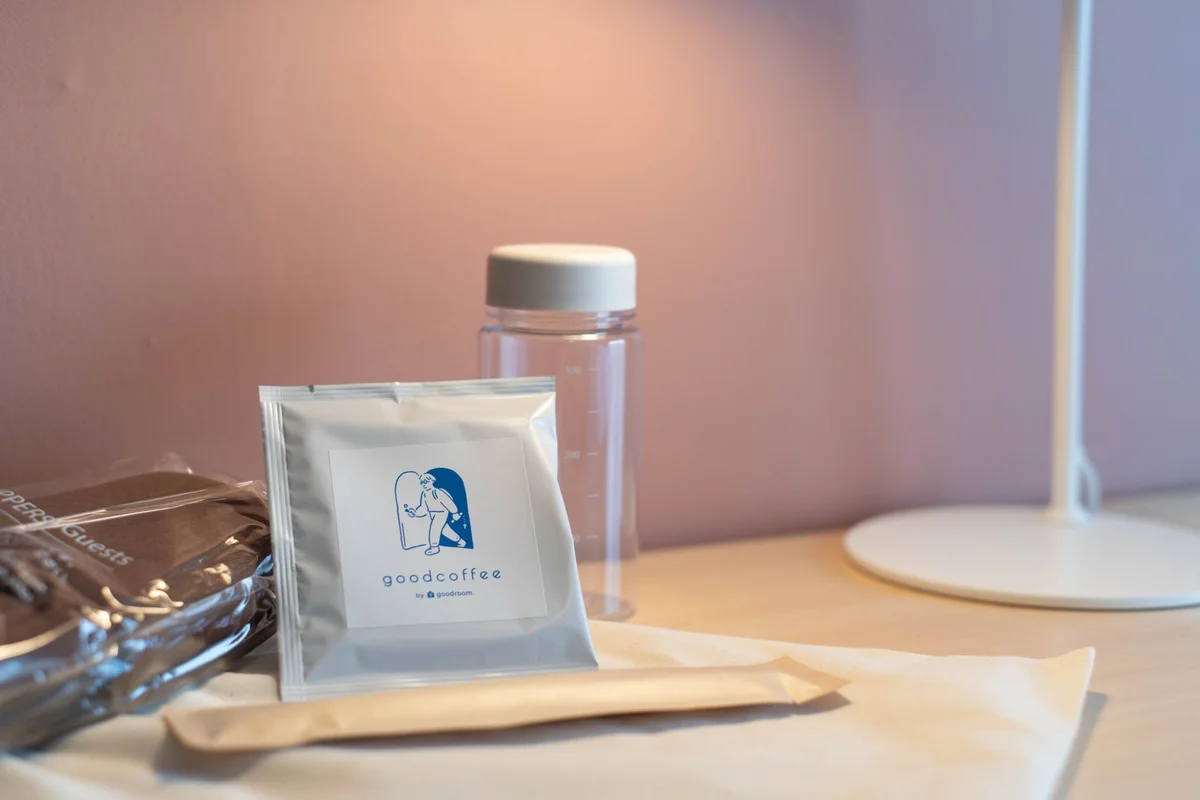 アメニティのスターターセットもご用意しています。