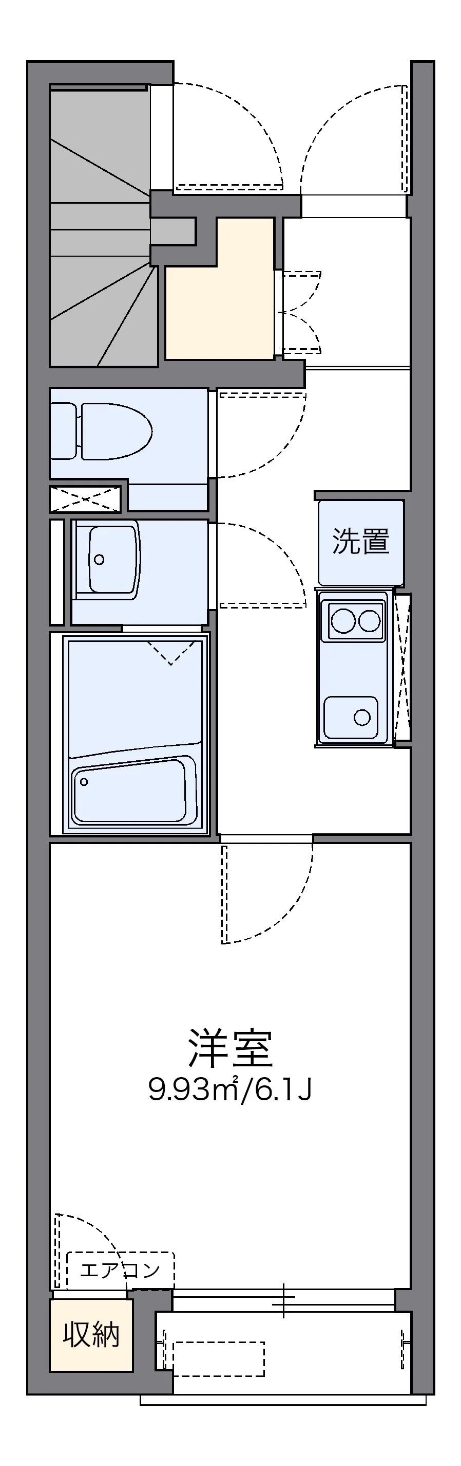 代表的な間取のため実際の間取とは異なる場合があります
