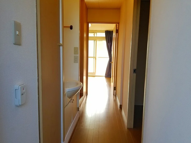 玄関からの眺めです。