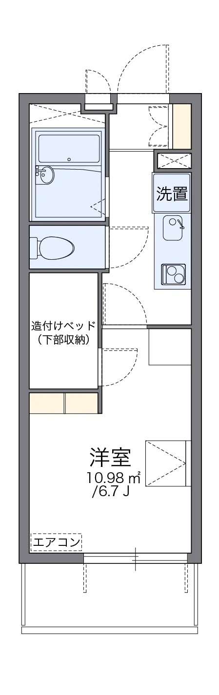 代表的な間取のため実際の間取とは異なる場合があります