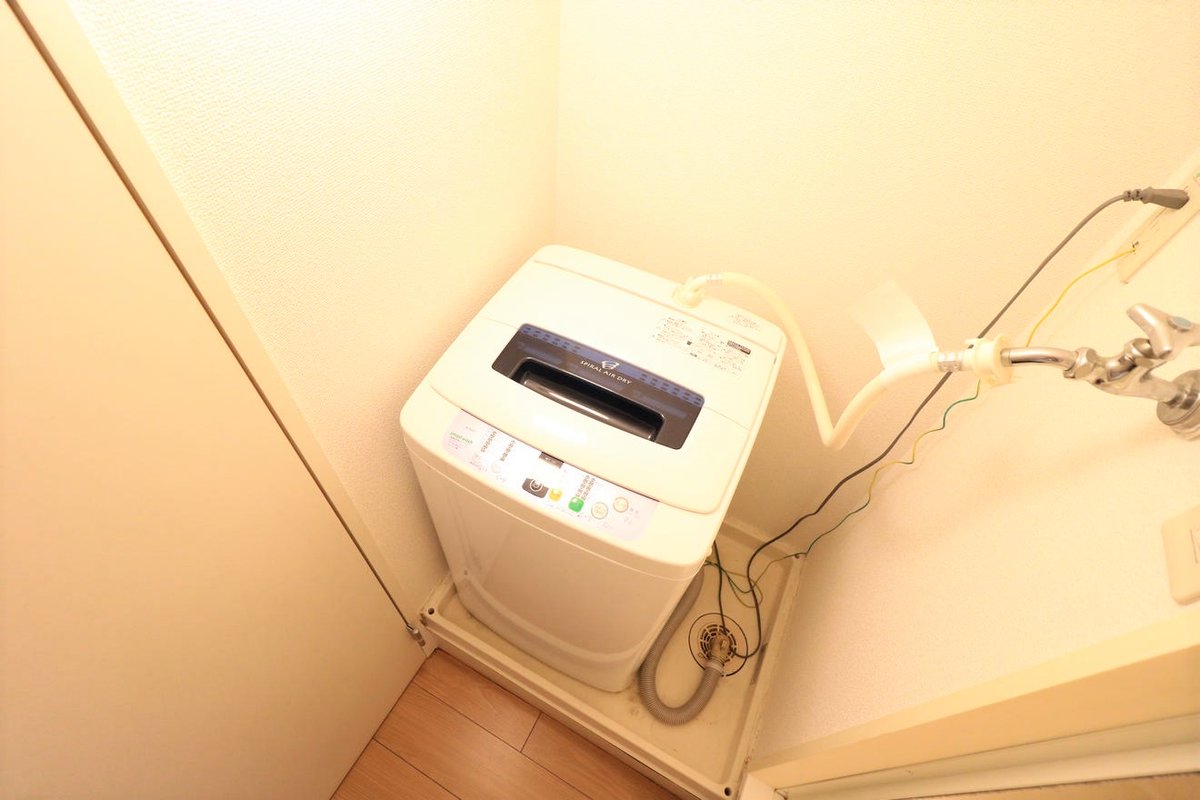 室内洗濯機完備によりお手軽に引越しが可能！