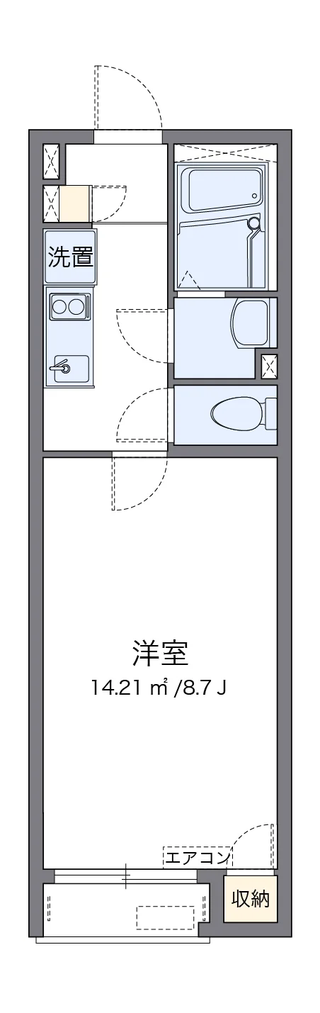 代表的な間取のため実際の間取とは異なる場合があります