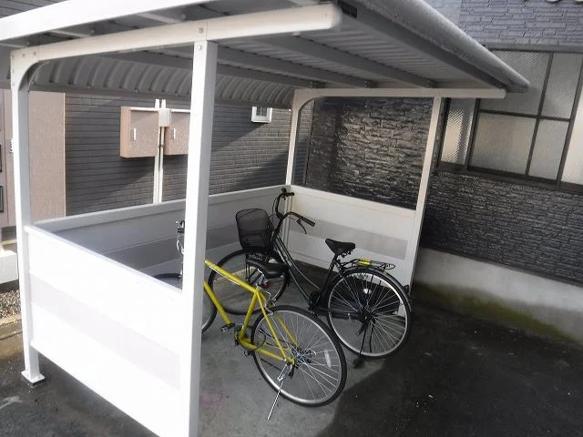 駐輪場です