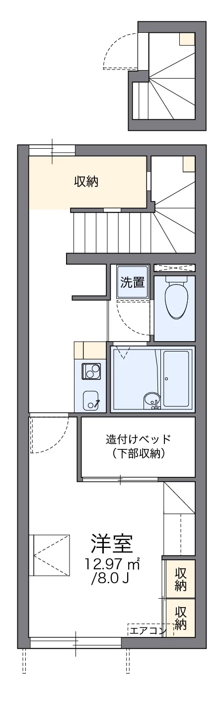代表的な間取のため実際の間取とは異なる場合があります